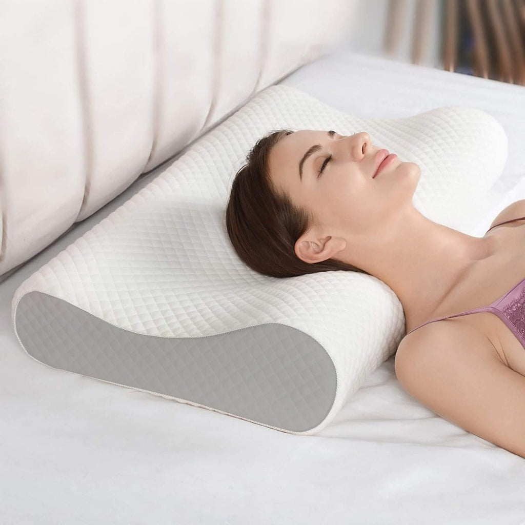 Memory Foam Pillow for Sleeping, Multiple Positions, Ergonomic Cervical Pillow for Pain Relief, Premium Bed Pillows,Support for Neck&Shoulder,for Side Back Stomach Sleeper,
