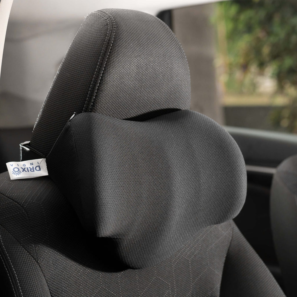 Car Neck Support Pillow for Seat Headrest – Memory Foam Travel Cushion for Neck & Shoulder Pain Relief – Ergonomic Headrest Support Pad for Cars, SUVs & Office Chairs
