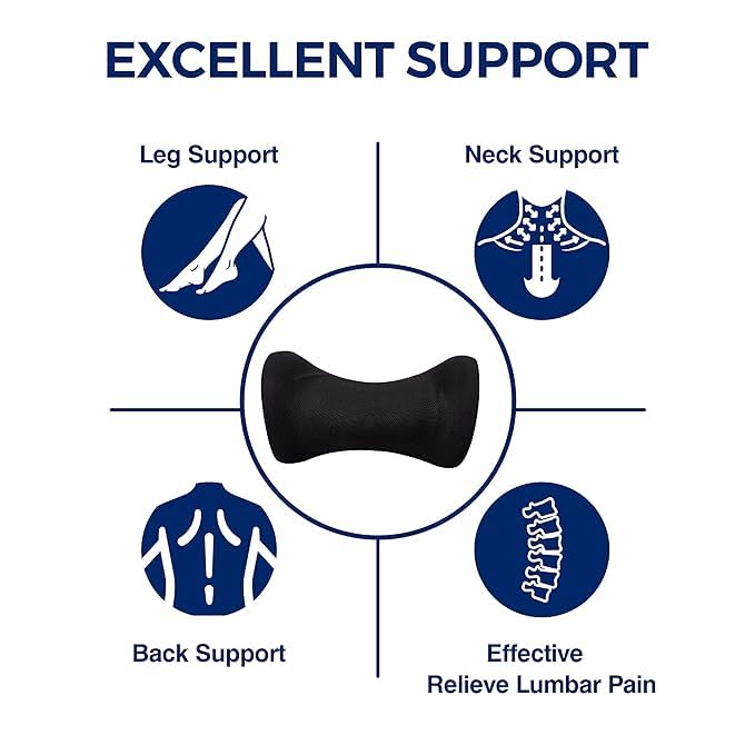 Orthopedic Contour Cervical Pillow for Neck Support – Memory Foam Sleeping Pillow for Pain Relief