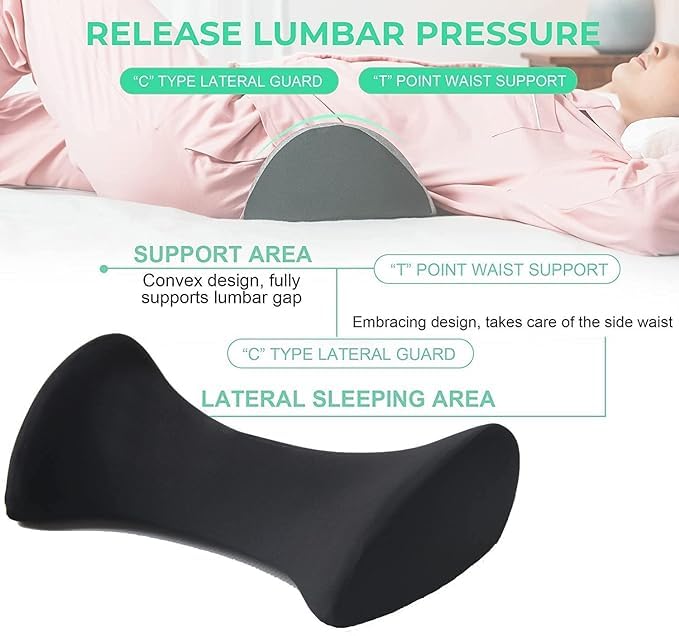 Orthopedic Contour Cervical Pillow for Neck Support – Memory Foam Sleeping Pillow for Pain Relief