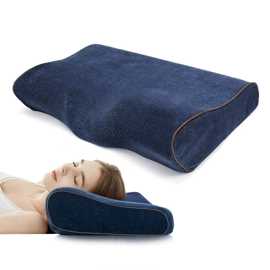 Contour Memory Foam Cervical Pillow for Sleeping | Orthopedic Neck & Shoulder Support Pillow for Pain Relief | Ergonomic Design for Side, Back & Stomach Sleepers