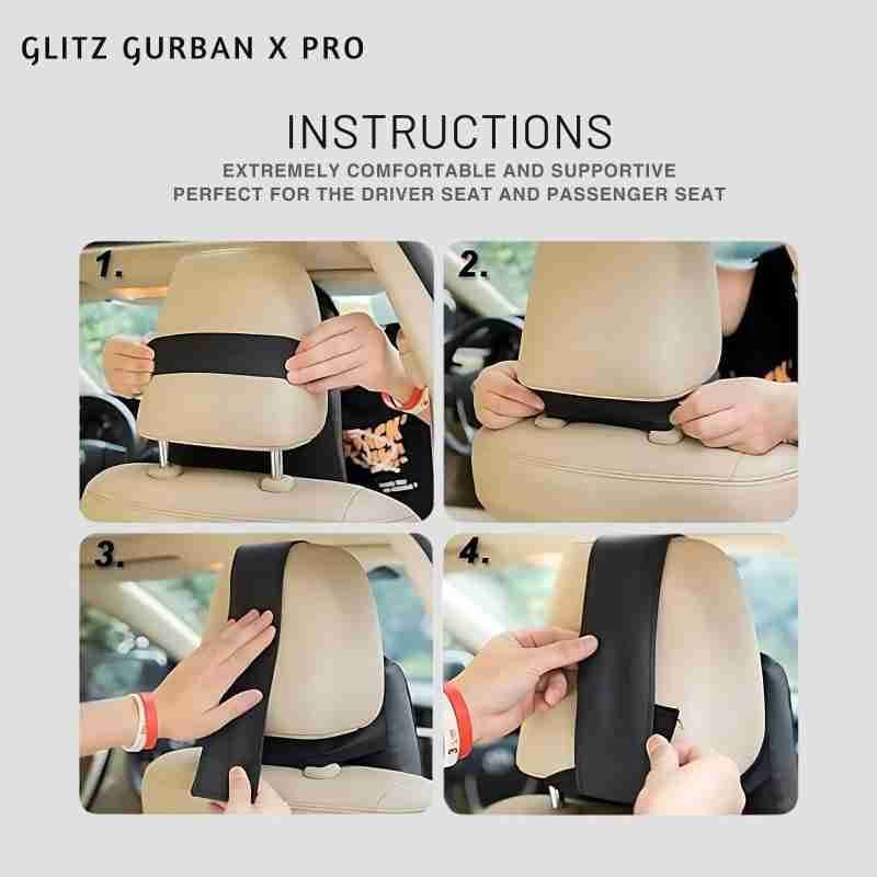 Ergonomic Lumbar Back Support Cushion – Back Rest Pillow for Office Chair & Car Sea