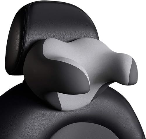 Car Neck Support Pillow – Ergonomic Memory Foam Headrest Cushion for Car Seat, Cervical Pain Relief