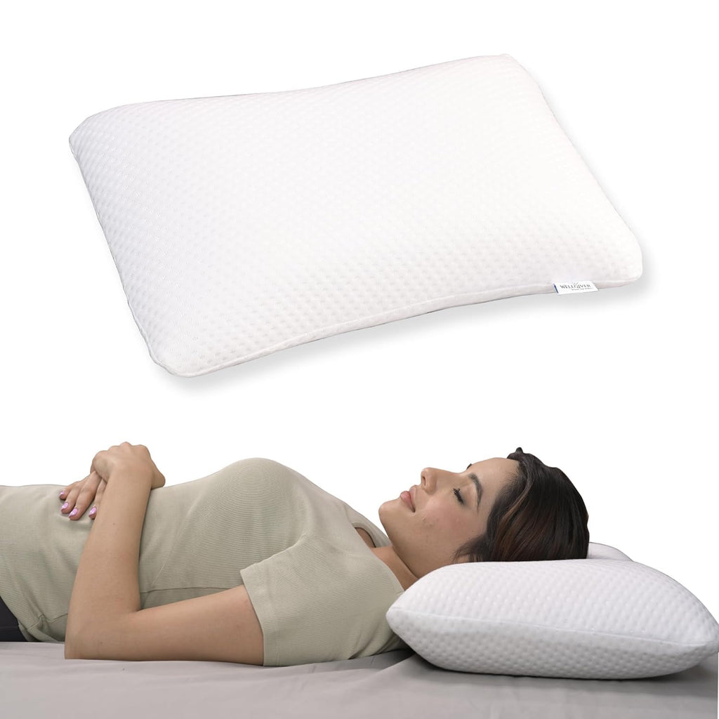 Your Comfort Partner Two Side Curve Memory Foam Pillow for Neck and Shoulder Pain, Bed Pillows for Sleeping.