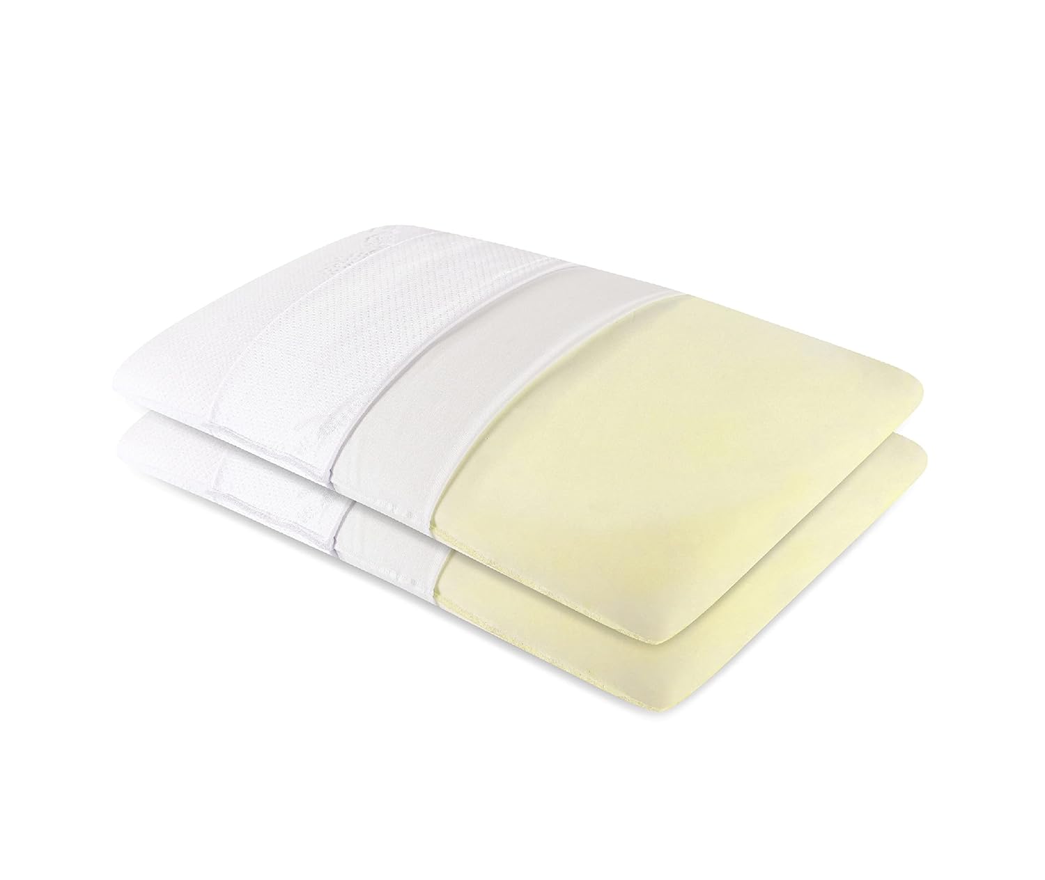 Orthopedic Memory Foam Pillow for Neck & Shoulder Pain Relief | Ergonomic Support Bed Pillow | Breathable Removable Cover | Soft & Firm Sleeping Pillow for Back, Side & Stomach Sleepers