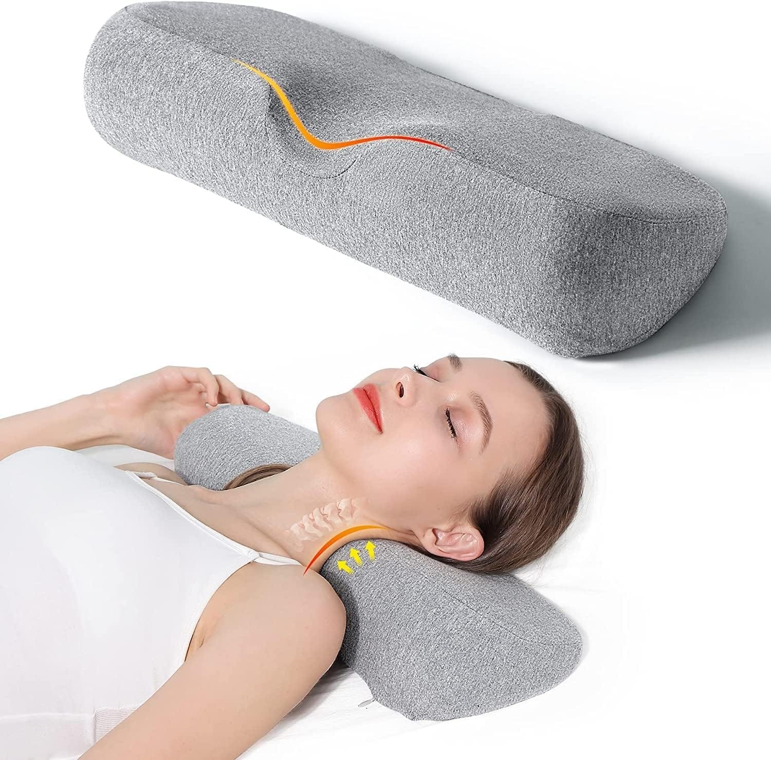 Ergonomic Cervical Neck Support Memory Foam Pillow for Sleeping