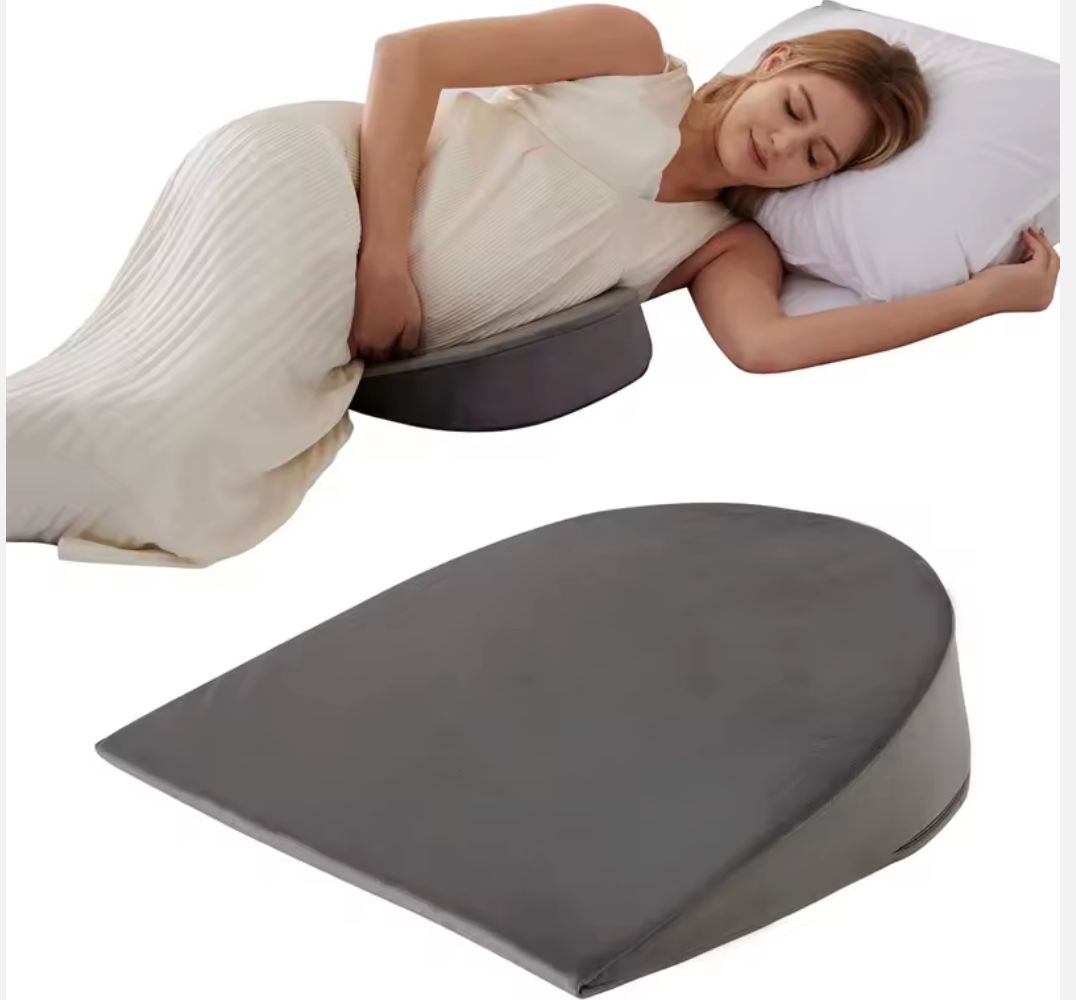 Pregnancy Wedge Pillow – Soft Side Sleeping Support Cushion for Back & Belly, Comfortable Maternity Bed Pillow
