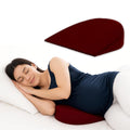 Pregnancy Wedge Pillow – Soft Side Sleeping Support Cushion for Back & Belly, Comfortable Maternity Bed Pillow